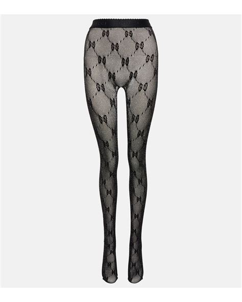 gucci leggings gg|gucci tights black etsy.